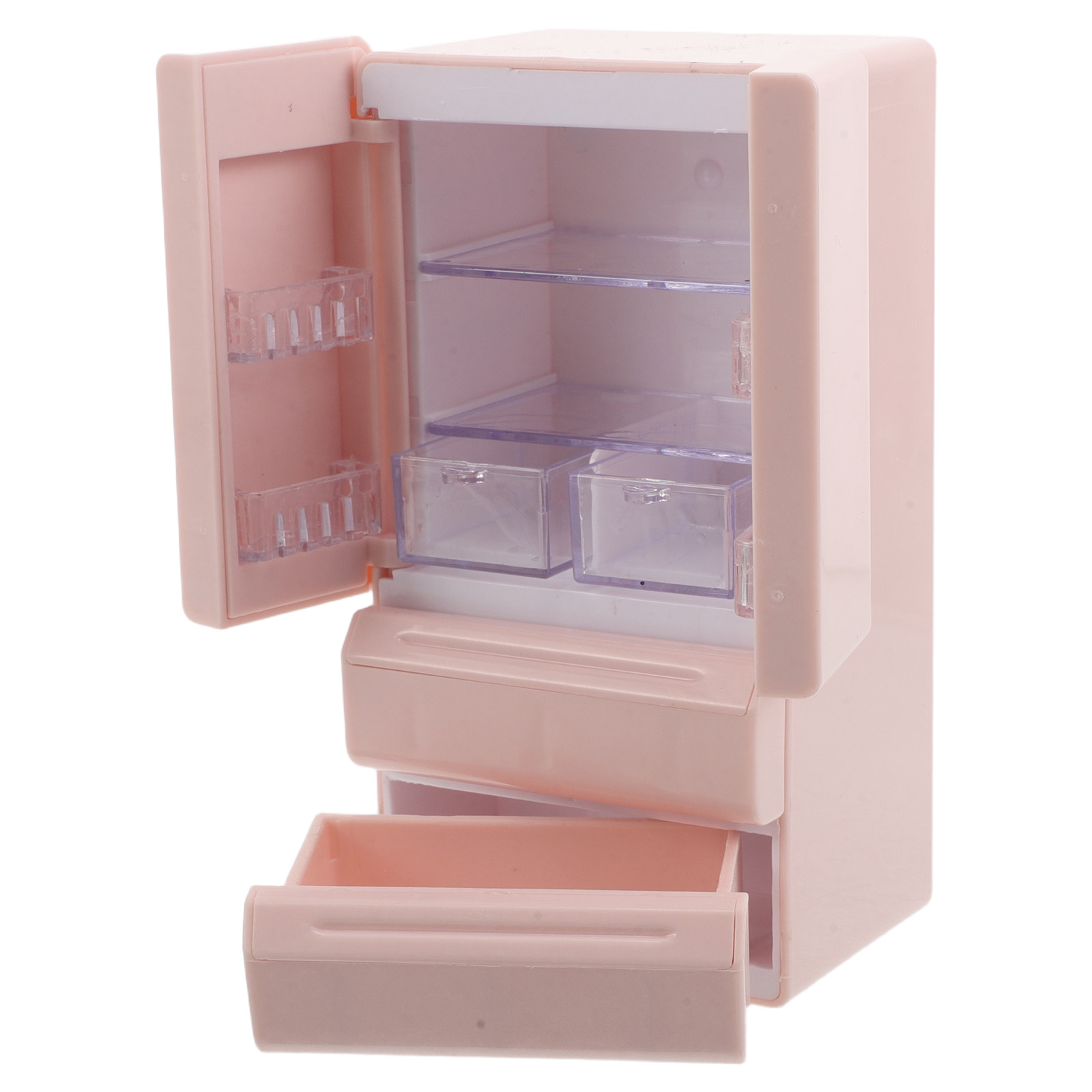 Kitchen Appliances Kids - Mini Dollhouse Refrigerator Double Door Lighting