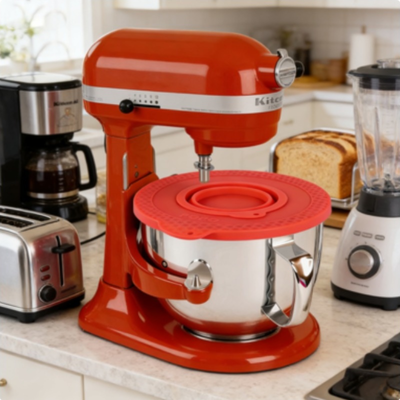 Kitchen Appliances Manufacturers - Silicone Mixer Bowl Cover Compatible with