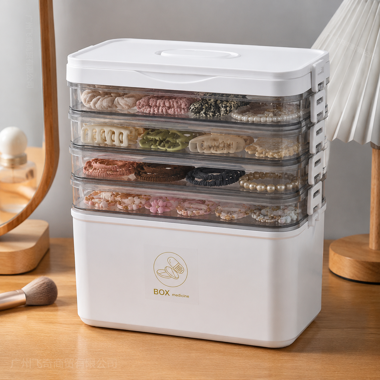 Kitchen Appliances Large - YX Large-Capacity Multi-Tier Stackable Storage Box