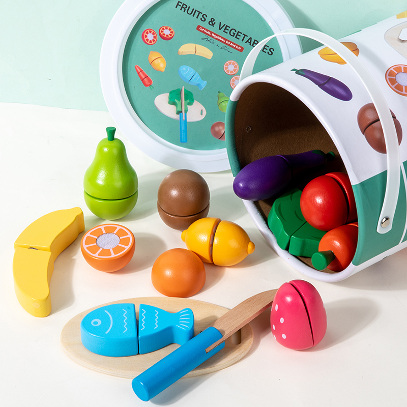 Kitchen Appliances Kids - Wooden Pretend Toy Simulation Kitchen Classic