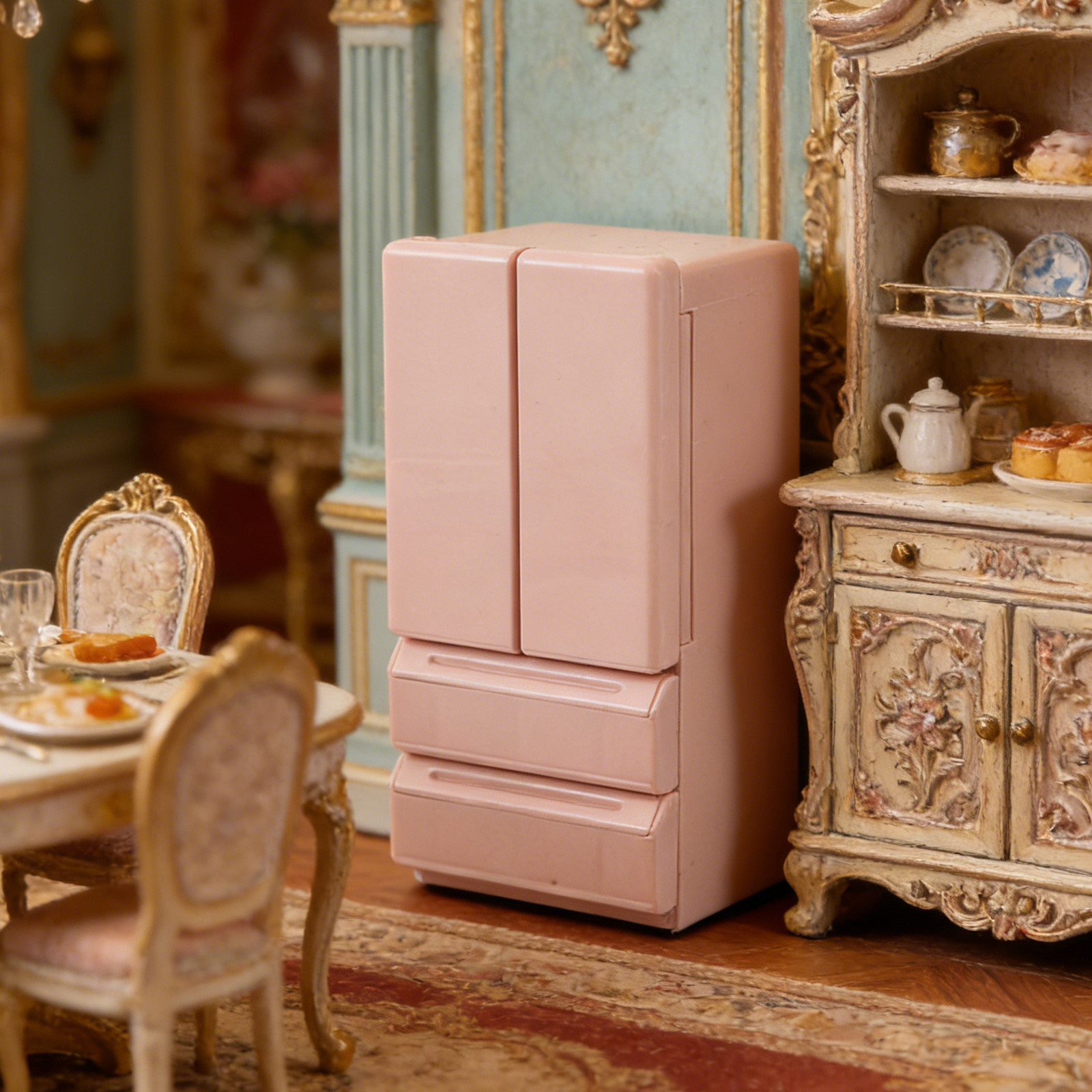 Mini Dollhouse Refrigerator Do - Kitchen Appliances Kids review and price