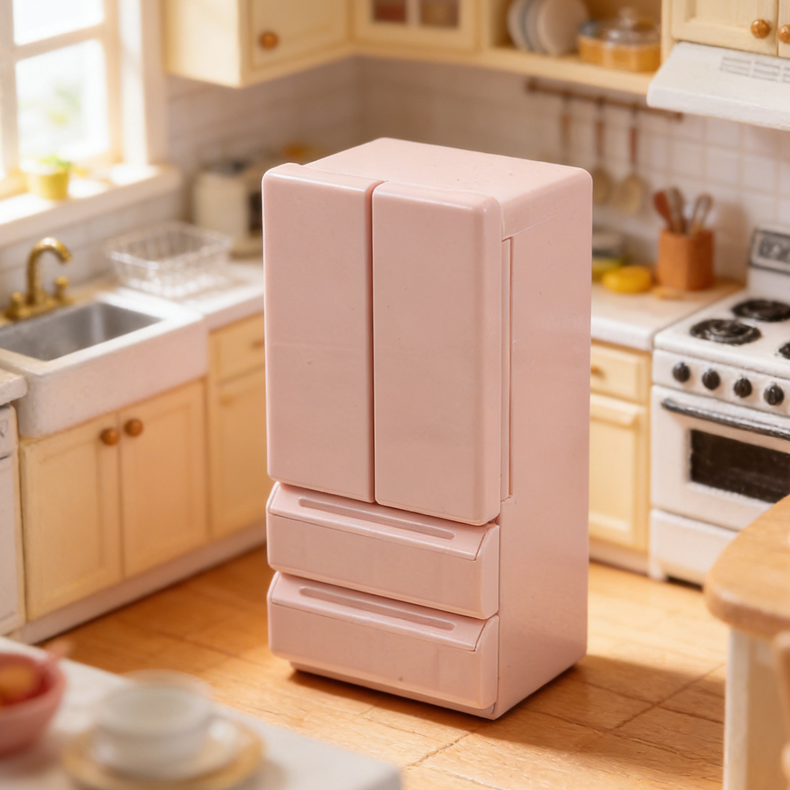 Mini Dollhouse Refrigerator Do - Kitchen Appliances Kids review and price