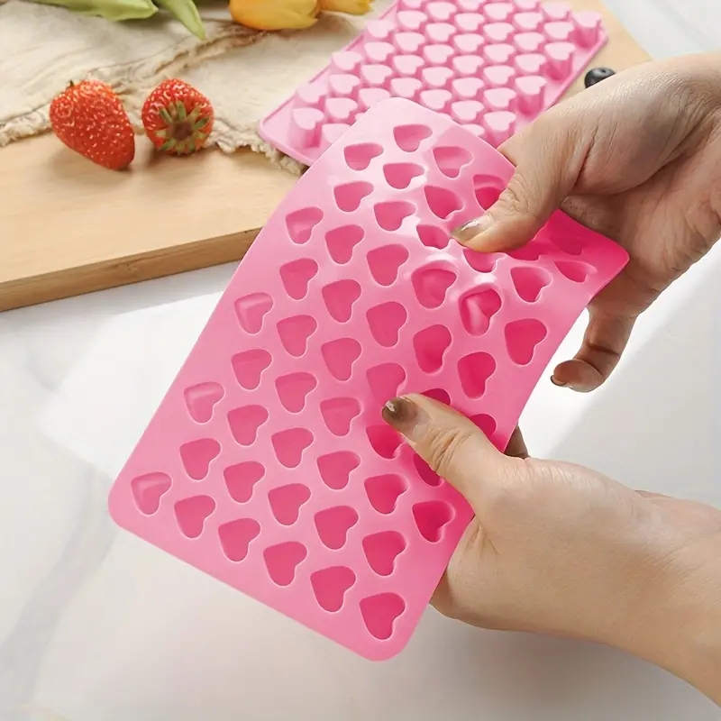 55 Mini Heart Shapes Silicone  - Kitchen Appliances Baking review and price