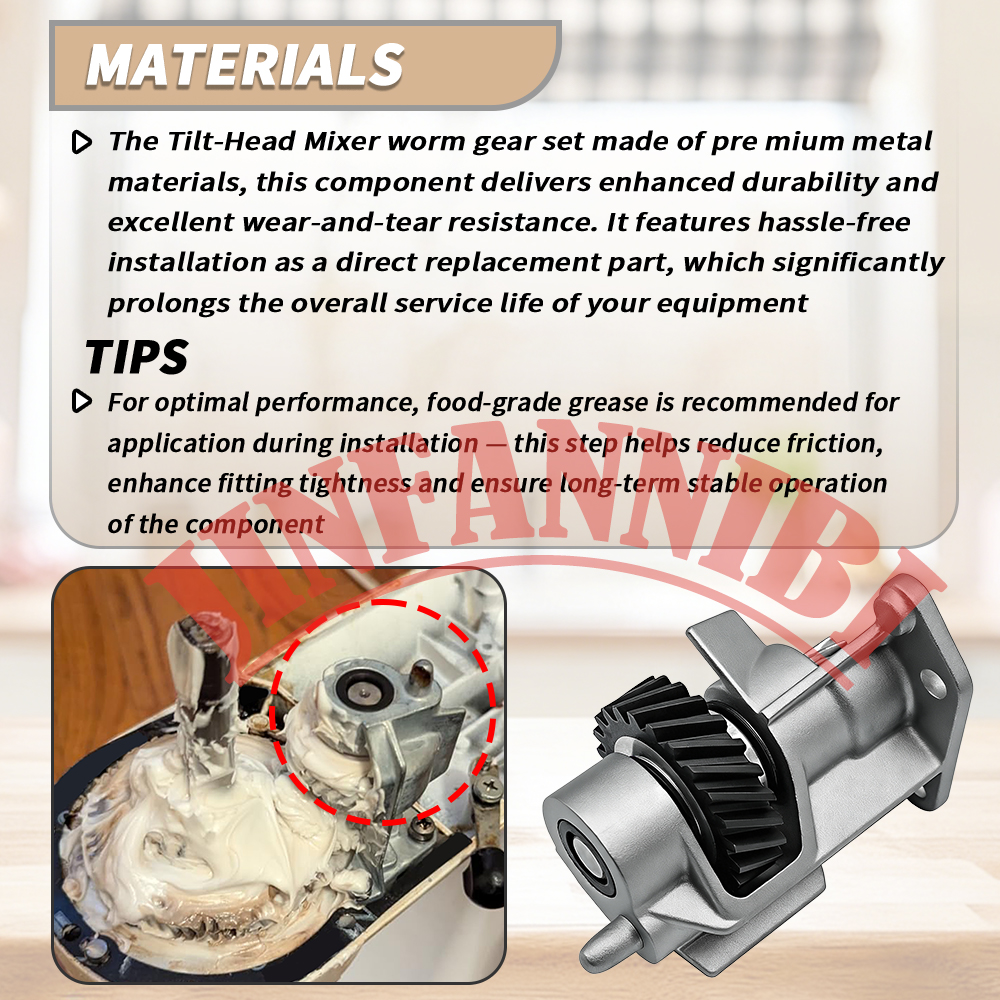 Worm Gear Assembly WP240309-2  - Kitchen Appliances Manufacturers review and price