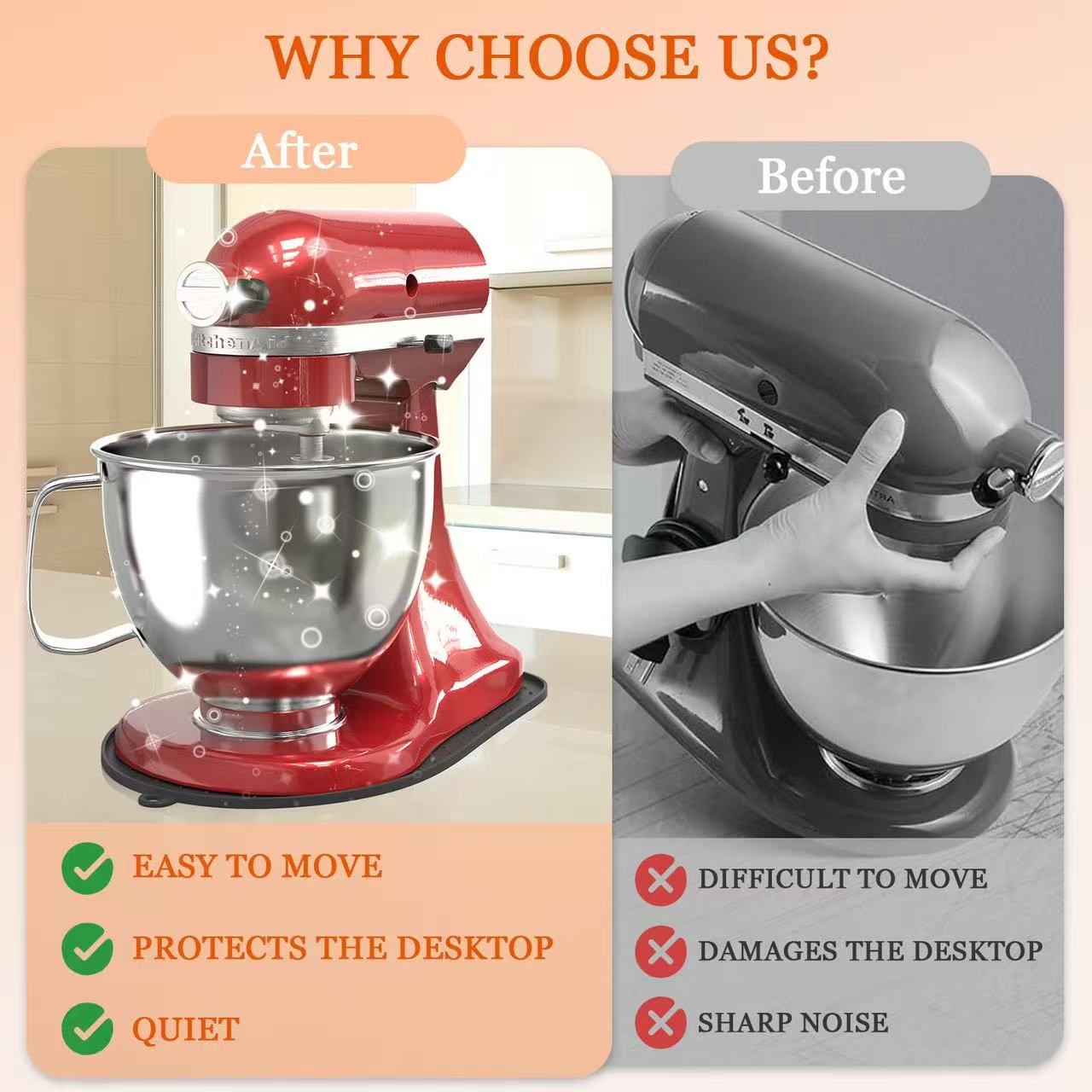 Silicone Sliding Mat for Kitch - Kitchen Appliances Manufacturers review and price