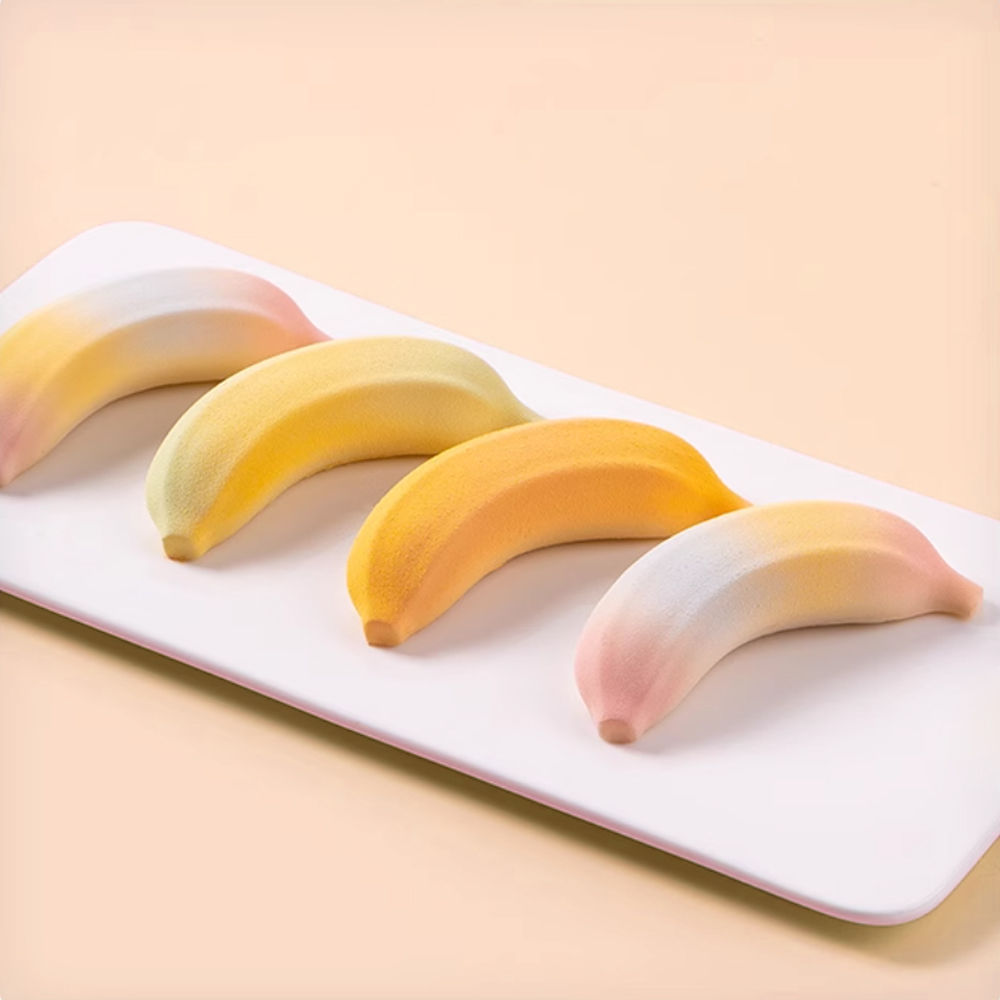 6 or 12 Cells Banana Design Si - Kitchen Appliances Baking review and price