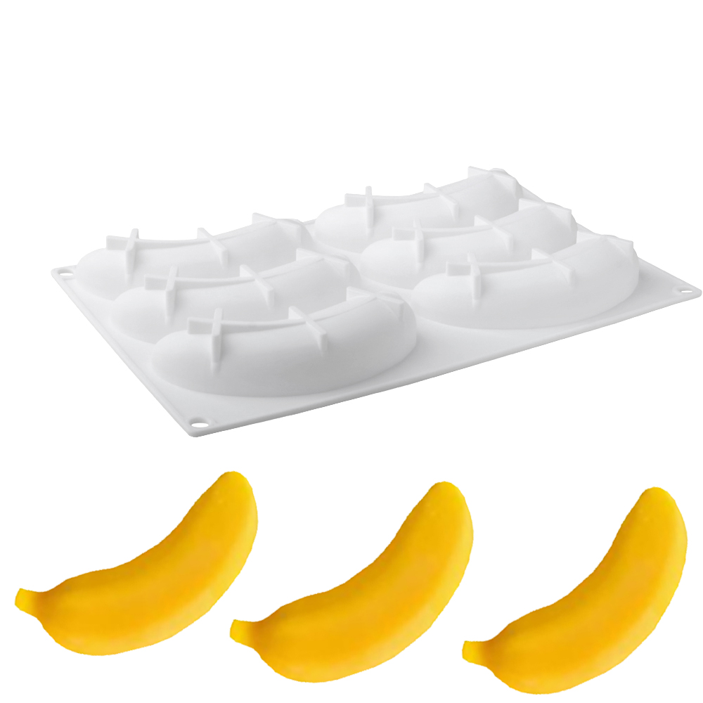 6 or 12 Cells Banana Design Si - Kitchen Appliances Baking review and price