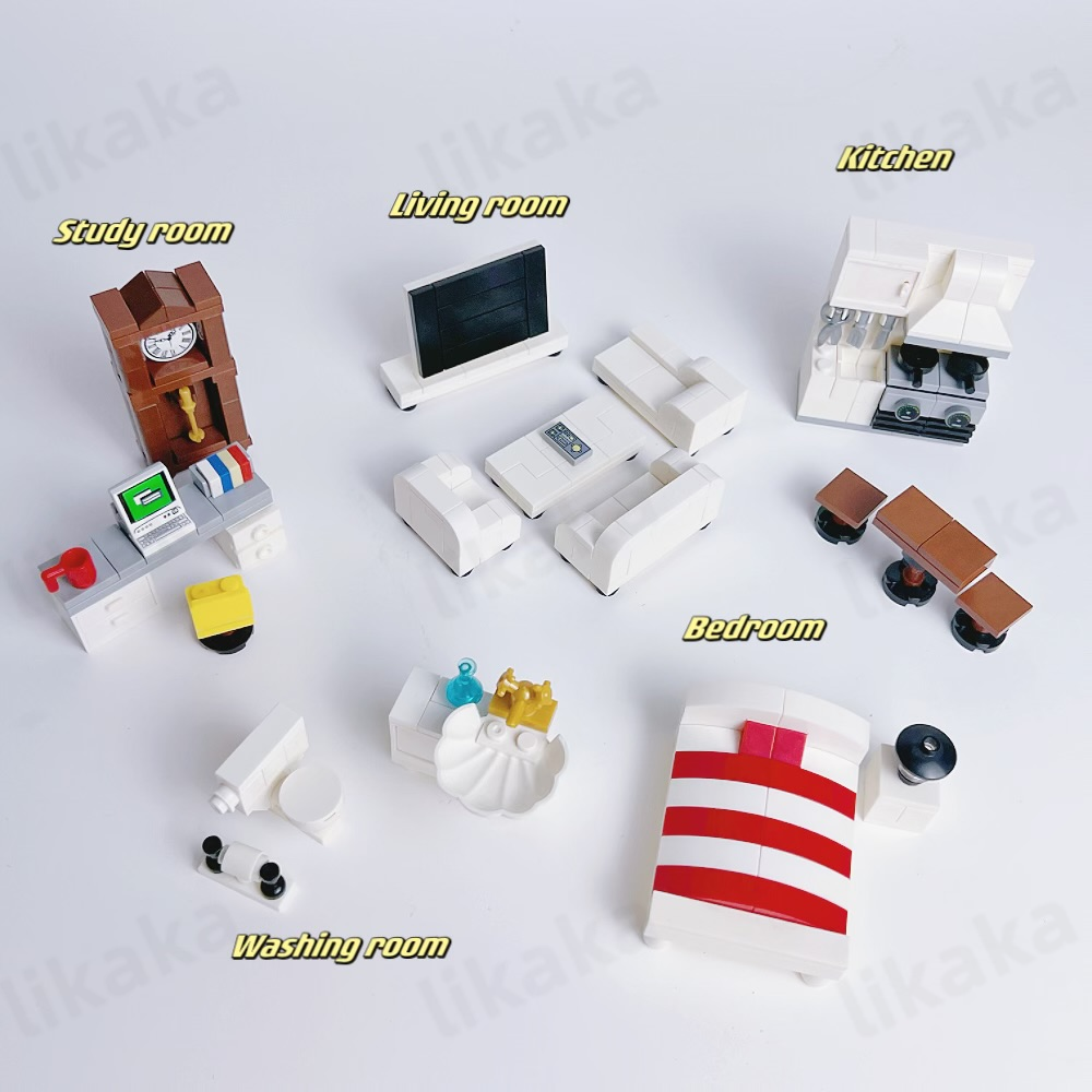 MOC House Furniture Blocks Com - Kitchen Appliances Kids review and price