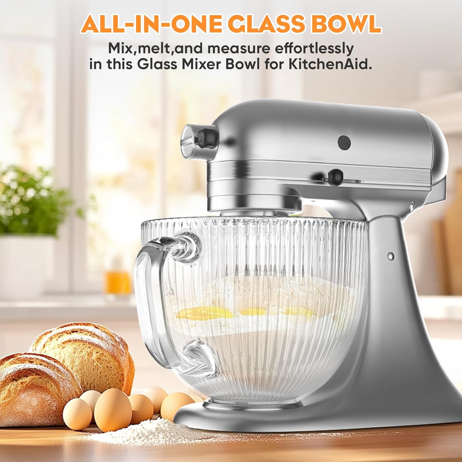 GVODE Glass Bowl for Kitchenai - Kitchen Appliances Manufacturers review and price