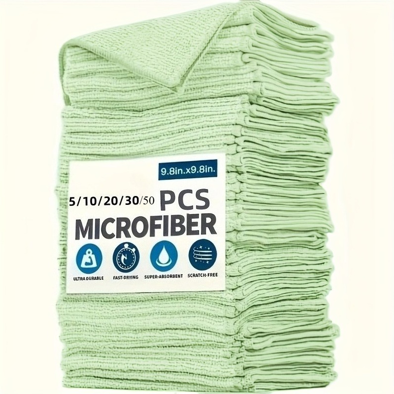 1-50Pcs Light Green Microfiber - Kitchen Appliances In review and price