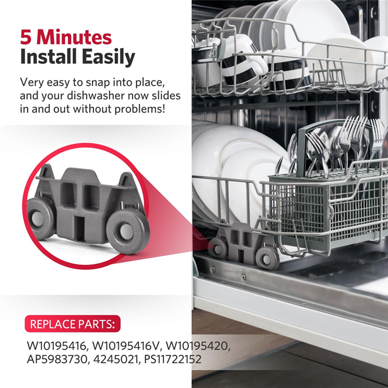 TAIGH-4PCS W10195416 Dishwashe - Kitchen Appliances Manufacturers review and price