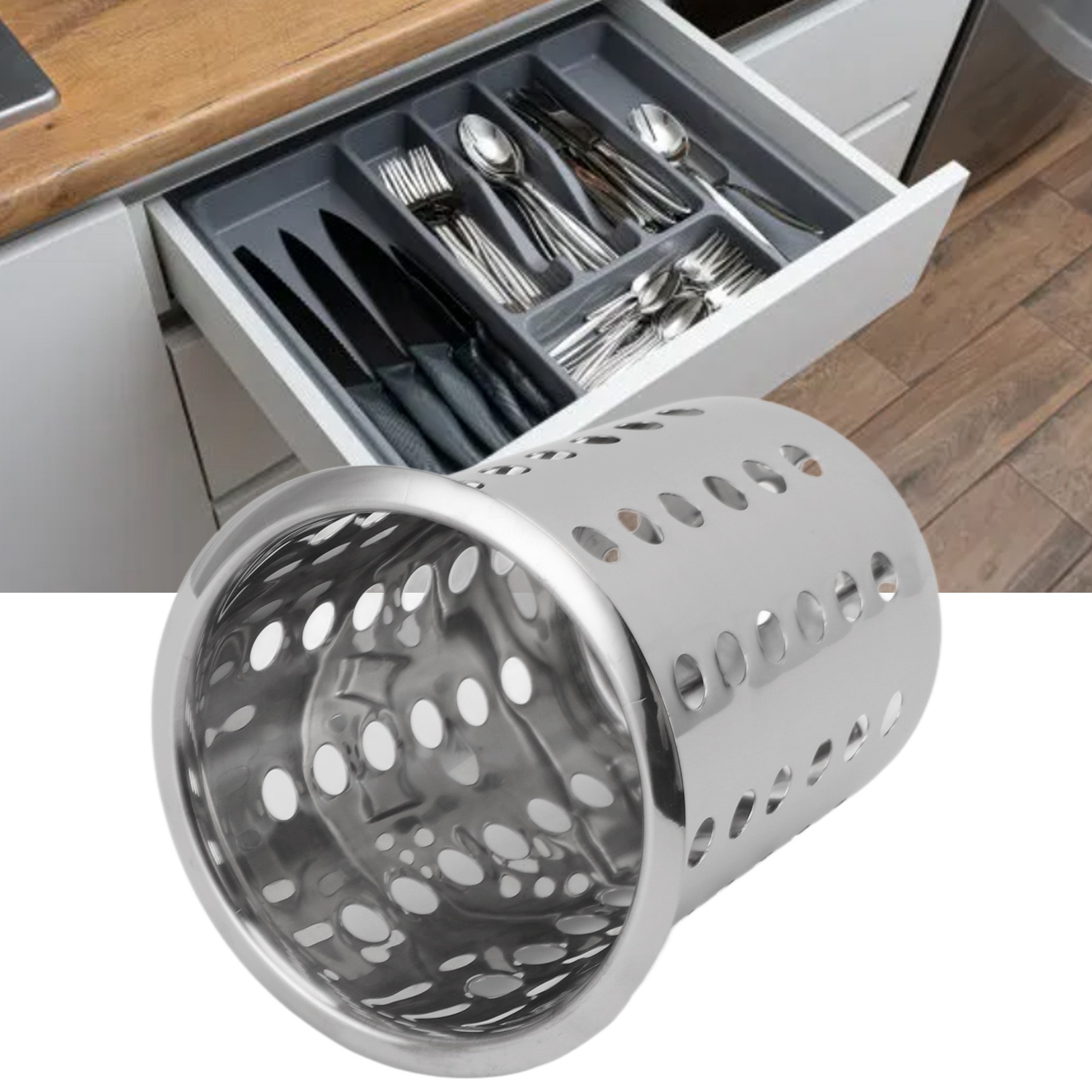Stainless Steel Utensil Holder - Kitchen Appliances Large review and price