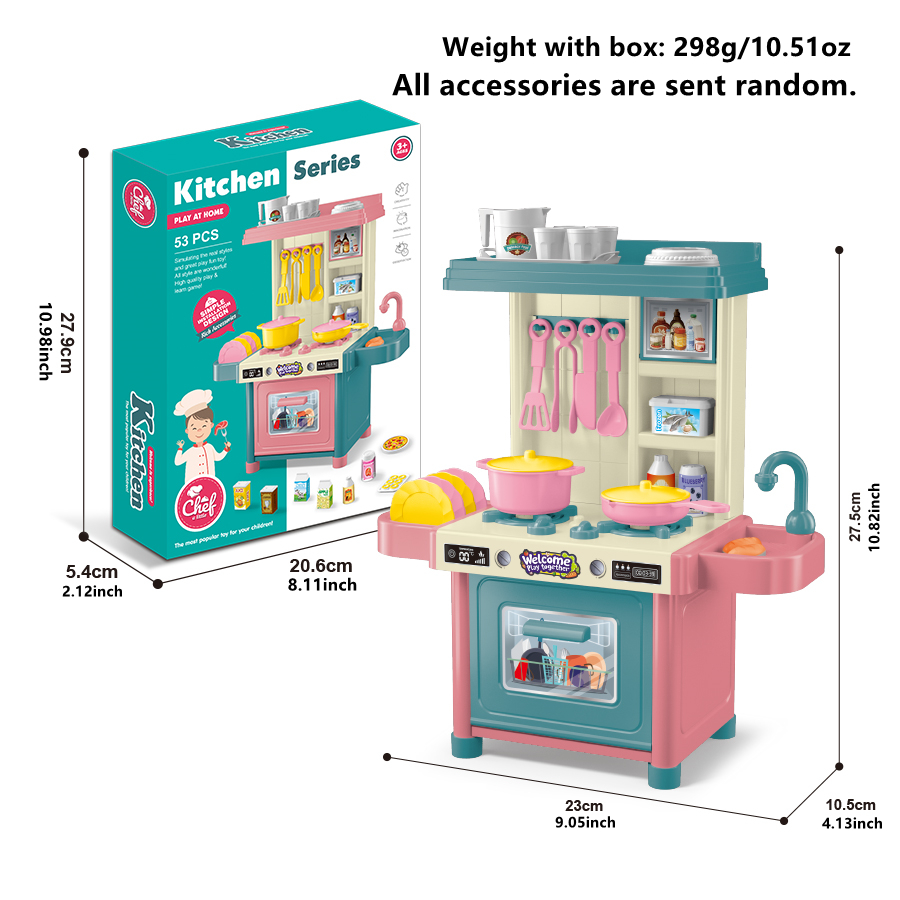 mini 53PCS Pretend Play Kitche - Kitchen Appliances Kids review and price