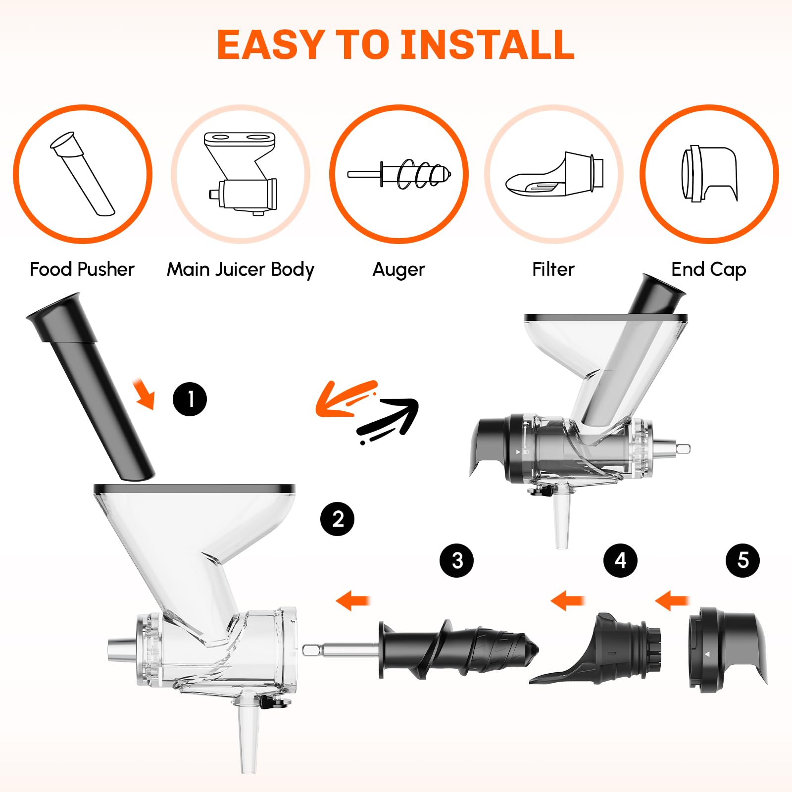 Masticating Juicer Attachment  - Kitchen Appliances Manufacturers review and price