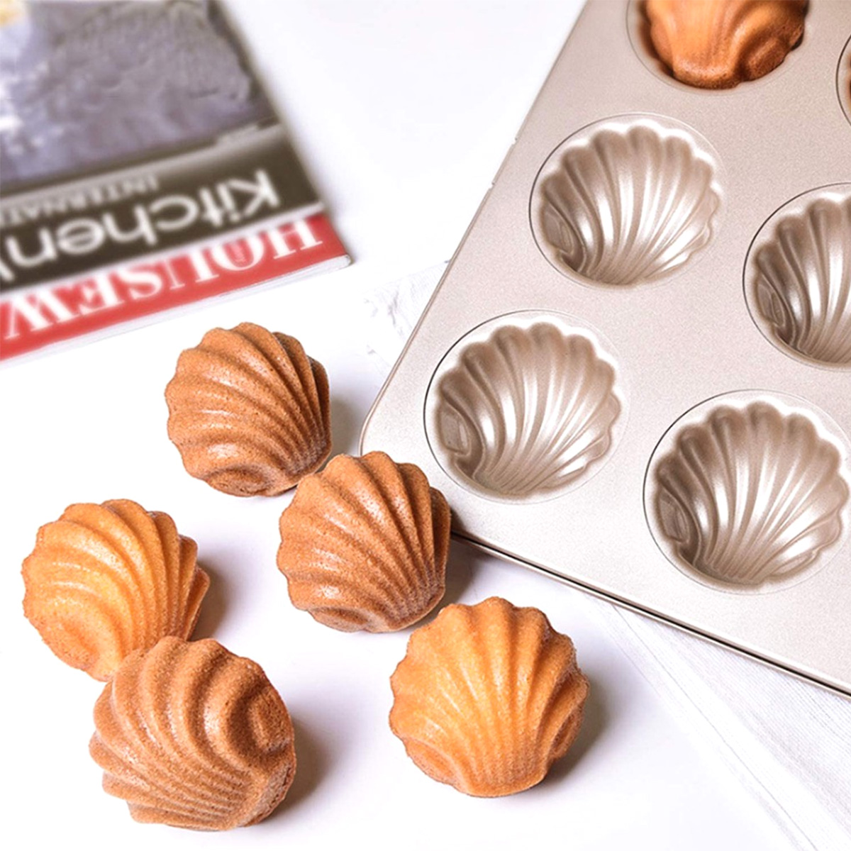 Madeleine Mold Shell Shape Bak - Kitchen Appliances Baking review and price