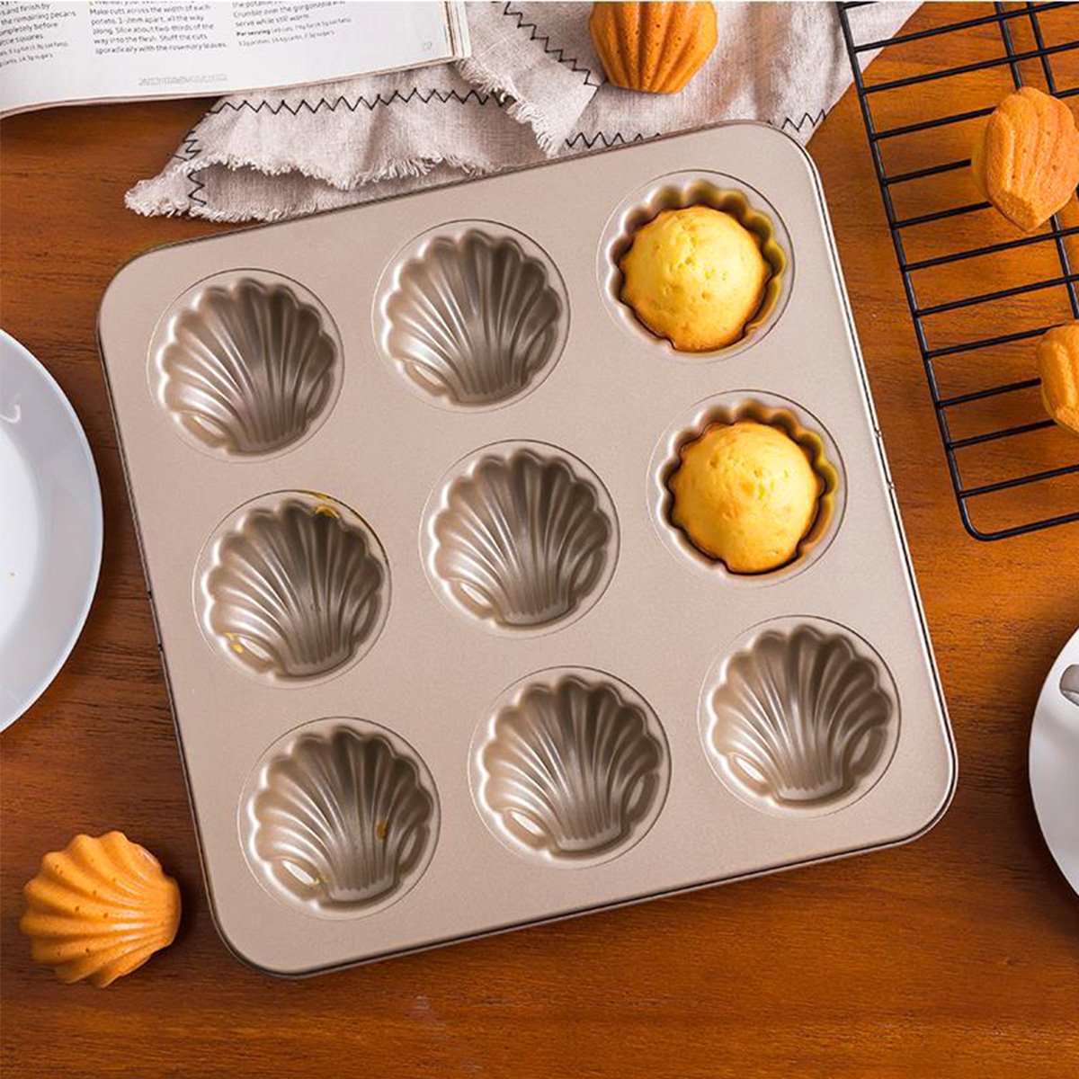 Madeleine Mold Shell Shape Bak - Kitchen Appliances Baking review and price