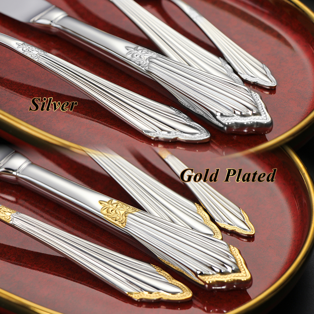 4/8/12/16/20 Pieces Gold Plate - Kitchen Appliances Luxury review and price